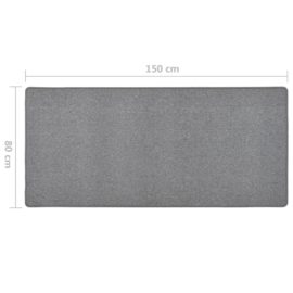 Teppeløper mørkegrå 80×150 cm