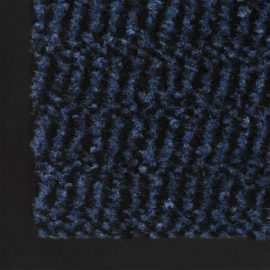 Tuftet dørmatte 60×180 cm blå