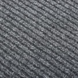 Smussfangende teppeløper 100×100 cm grå