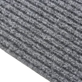 Smussfangende teppeløper grå 100×350 cm