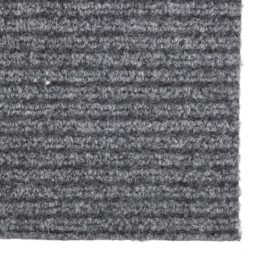 Smussfangende teppeløper grå 100×350 cm