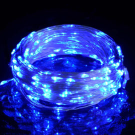 LED-strenglys med 150 lysdioder blå 15 m