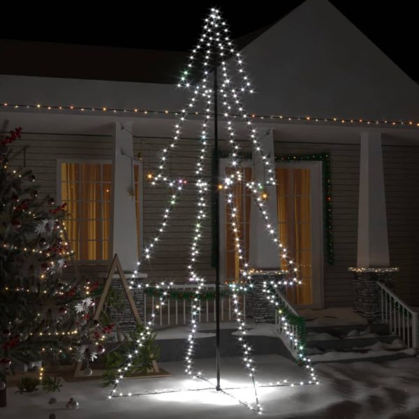 Juletre kjegle 360 LED innendørs og utendørs 143×250 cm