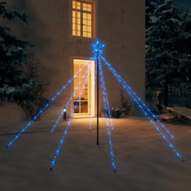 Juletrelys innendørs og utendørs 400 lysdioder blå 2,5 m