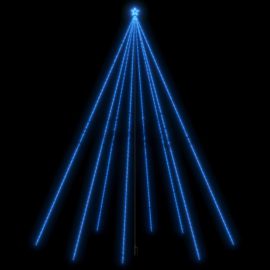 Juletrelys innendørs utendørs 1300 LED blå 8 m