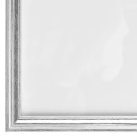 Fotorammekollasje for bord 3 stk sølv 13×18 cm MDF