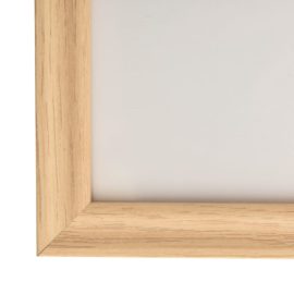 Fotorammekollasje for vegg eller bord 5 stk 70×90 cm lys eik