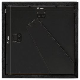 3D-fotoboksrammer 3 stk svart 23×23 cm for 13×13 cm bilde