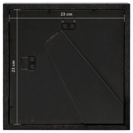 3D Fotoboksrammer 5 stk svart 23×23 cm for 13×13 cm bilde