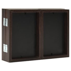 Trefoldig fotorammekollage mørkebrun 22×15 cm+2x(10×15 cm)