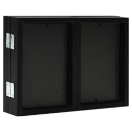 Trefoldig fotorammekollasj svart 22×15 cm+2x(10×15 cm)