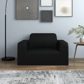 Sofaovertrekk polyester svart