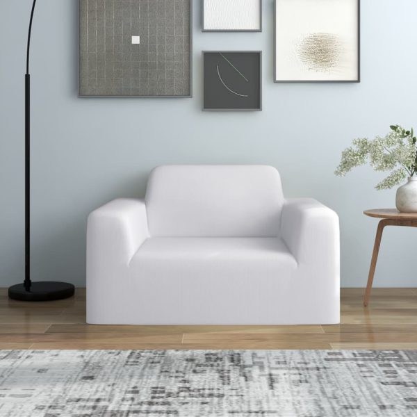 Sofaovertrekk polyester hvit