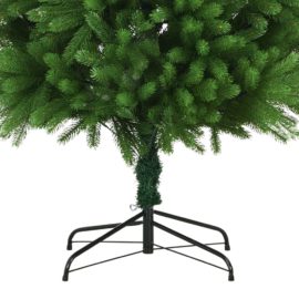 Forhåndsbelyst kunstig juletre med kulesett 240 cm grønn