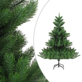 Nordmann kunstig juletre med LED og kulesett fir grønn 210 cm