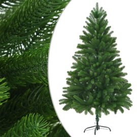 Forhåndsbelyst kunstig juletre med kulesett 210 cm grønn