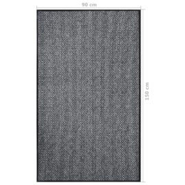 Dørmatte grå 90×150 cm