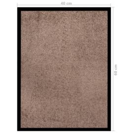 Dørmatte brun 40×60 cm