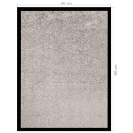 Dørmatte grå 40×60 cm