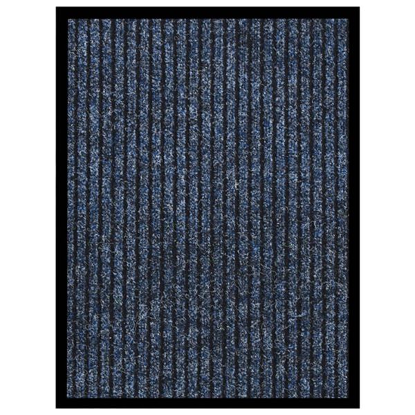 Dørmatte stripet blå 40×60 cm