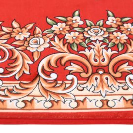 Trykt teppe orientalsk flerfarget 160×230 cm