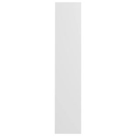 Veggskoskap hvit 80x18x90 cm sponplater
