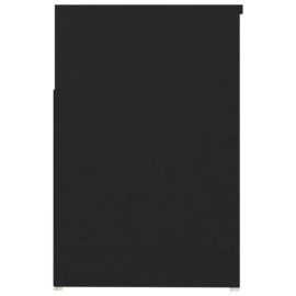 Skobenk svart 80x30x45 cm sponplater