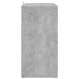 Skoskap betonggrå 60x35x70 cm sponplate