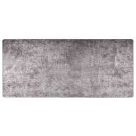 Vaskbart teppe 80×300 cm sklisikker grå