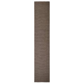 Teppe naturlig sisal 66×350 cm brun