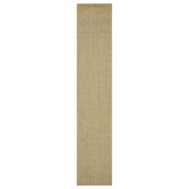 Teppe naturlig sisal 66×350 cm grønn