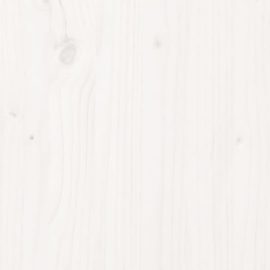 Skohylle hvit 60x34x45 cm heltre furu