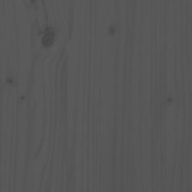 Skohylle grå 60x34x45 cm heltre furu