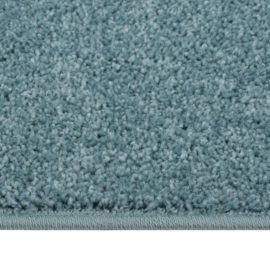 Teppe med kort luv 200×290 cm blå