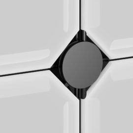 Skostativ svart 94,5×36,5×106 cm PP