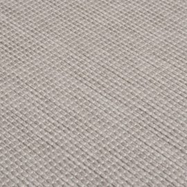 Utendørs flatvevd teppe 120×170 cm gråbrun