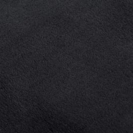 Vaskbart teppe mykt kort lugg 80×150 cm sklisikker svart