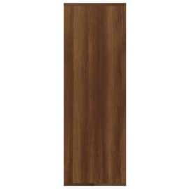 Skohylle brun eik 54x34x100,5 cm konstruert tre