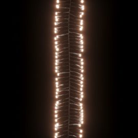 LED-strenglys med 400 lysdioder varmhvit 7,4 m PVC