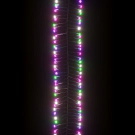 LED-strenglys med 3000 lysdioder pastell fargerik 23 m PVC
