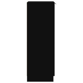 Skoskap svart 30x35x100 cm konstruert tre