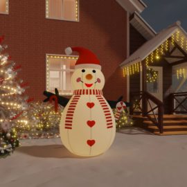 Oppblåsbar snømann med lysdioder 250 cm