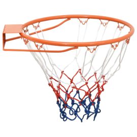 Basketballkurv oransje 39 cm stål