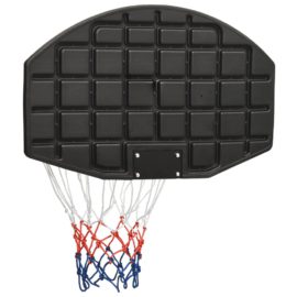 Basketballplate svart 71x45x2 cm polyeten