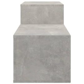 Skoskap betonggrå 150x35x45 cm konstruert tre