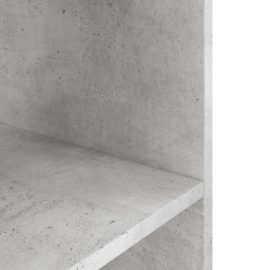 Akvariumstativ betonggrå 60x30x60 cm konstruert tre