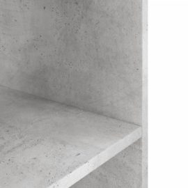 Akvariumstativ betonggrå 80x35x60 cm konstruert tre