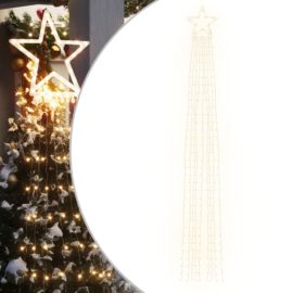 Juletrelys 320 LEDs varm hvit 375 cm