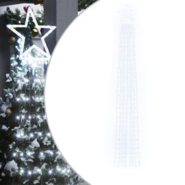 Juletrelys 320 LEDs kald hvit 375 cm