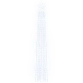 Juletrelys 320 LEDs kald hvit 375 cm